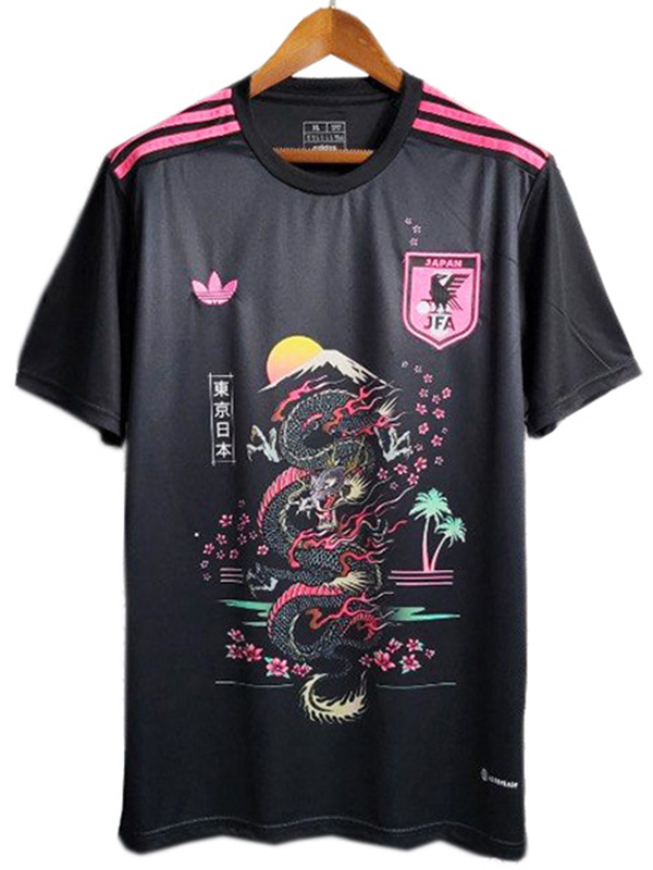 Japan special edition jersey black purple dragon soccer uniform kit men's sportswear football top sports shirt 2023-2024